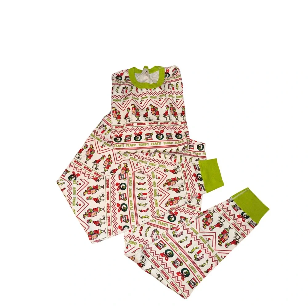 Hanna Andersson The Grinch Organic Cotton Pajama Set XL Womens Christmas Holiday